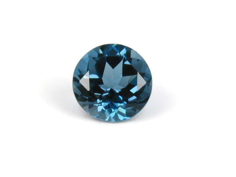 Topaz Round 9mm-Blue Topaz-Planet Gemstones