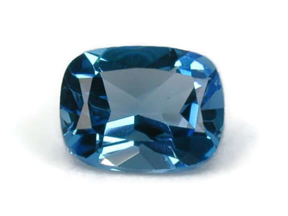 Topaz Cushion 10x8mm-Blue Topaz-Planet Gemstones