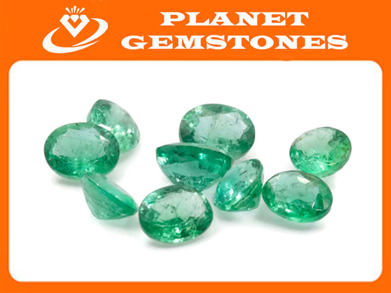 Emerald Oval 5x4mm-Emerald-Planet Gemstones