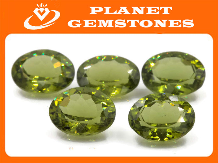 Peridot Natural Peridot Green Peridot Peridot Gemstone August Birthstone DIY Jewelry Supplies Peridot 1 Pc 5.07ct 10x12mm Gift for Her-Planet Gemstones