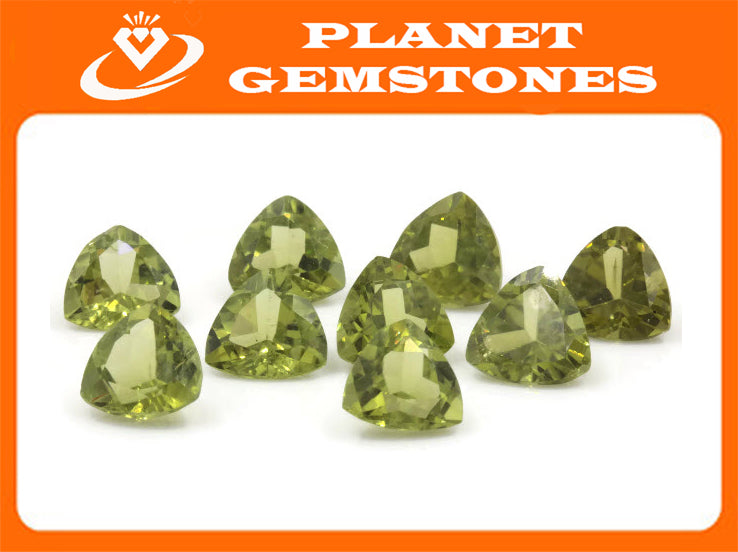 Peridot Trillion 8mm-Planet Gemstones