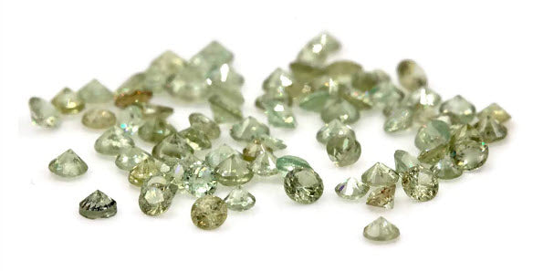 Natural Demantoid Garnet Melee Garnet Demantoid Garnet January Gemstone 2.5mm Round 4ct SET DIY Jewelry Loose Stone SKU:113111-Planet Gemstones
