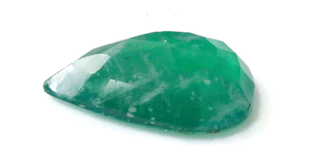 Emerald Dublet Natural Emerald May Birthstone Zambian Emerald Pear Emerald Gemstone Diy Jewelry Supplies 20x16mm 11.87ct Emerald Green-Emerald-Planet Gemstones