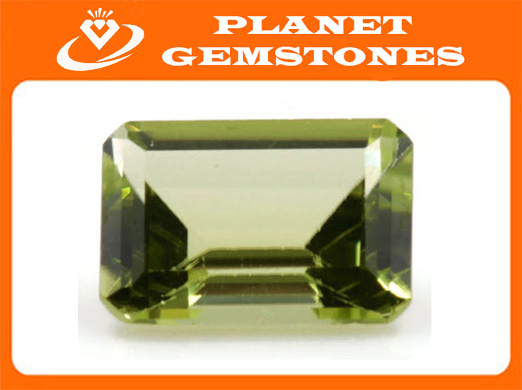 Peridot Natural Peridot Green Peridot Gemstone August Birthstone DIY Jewelry Supplies Peridot OCT 7x5mm 1.0ct Gift for Her SKU:113122-Planet Gemstones