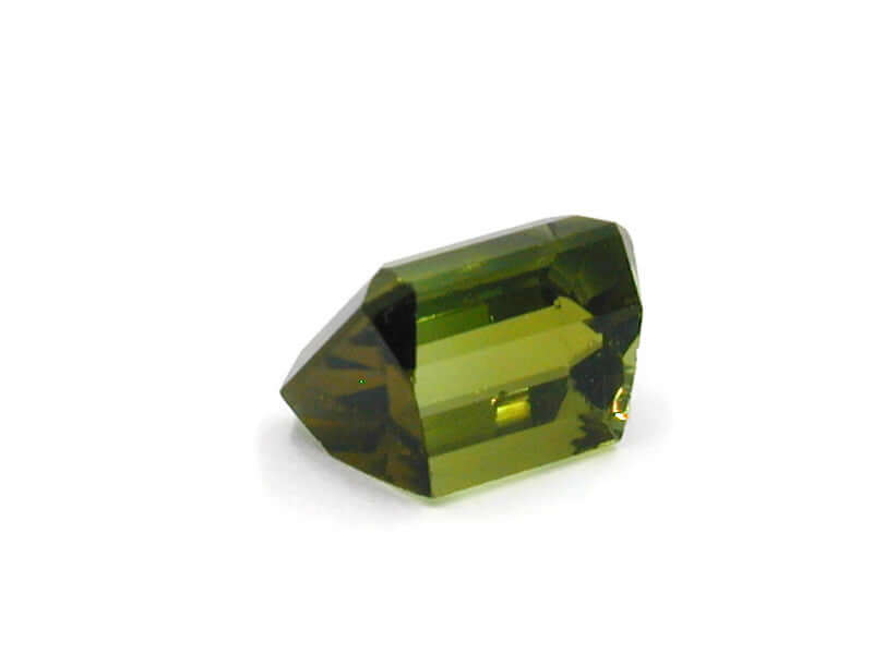 Green Tourmaline Octagon shape-Tourmaline-Planet Gemstones