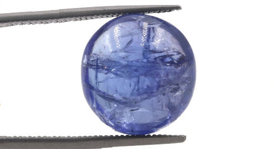 Natural tanzanite Tanzanite Gemstone December birthstone DIY Jewelry Tanzanite tanzanite Jewelry Supplies RD 8mm 5.50ct SKU:113025-Tanzanite-Planet Gemstones