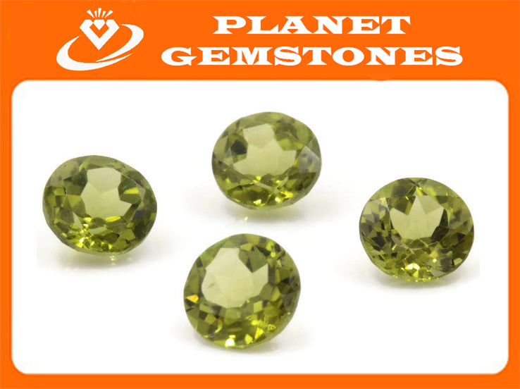 Peridot Natural Peridot Green Peridot Peridot Gemstone August Birthstone DIY Jewelry Supplies Peridot 1 Pc 1.51ct 7mm Gift for Her-Planet Gemstones
