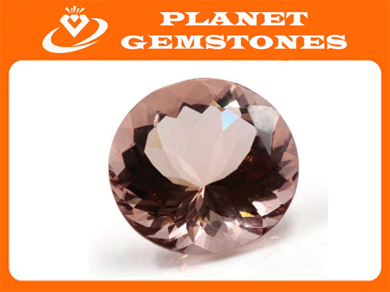 Morganite Round 15mm-Planet Gemstones