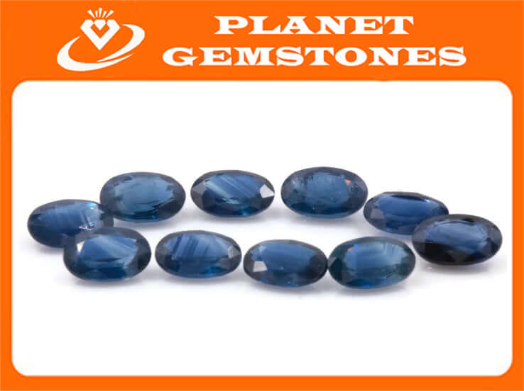 Blue Sapphire Variety 0.51ct 6x4mm Sapphire Gemstone Genuine Sapphire for Sapphire Jewelry loose sapphire Birthstone wedding gemstone-Planet Gemstones