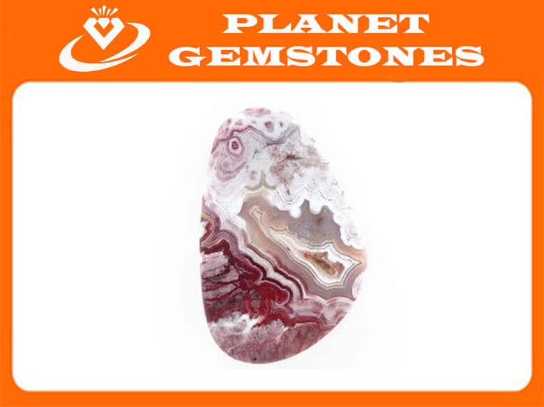 Agate Rose cut 40x26mm-Planet Gemstones