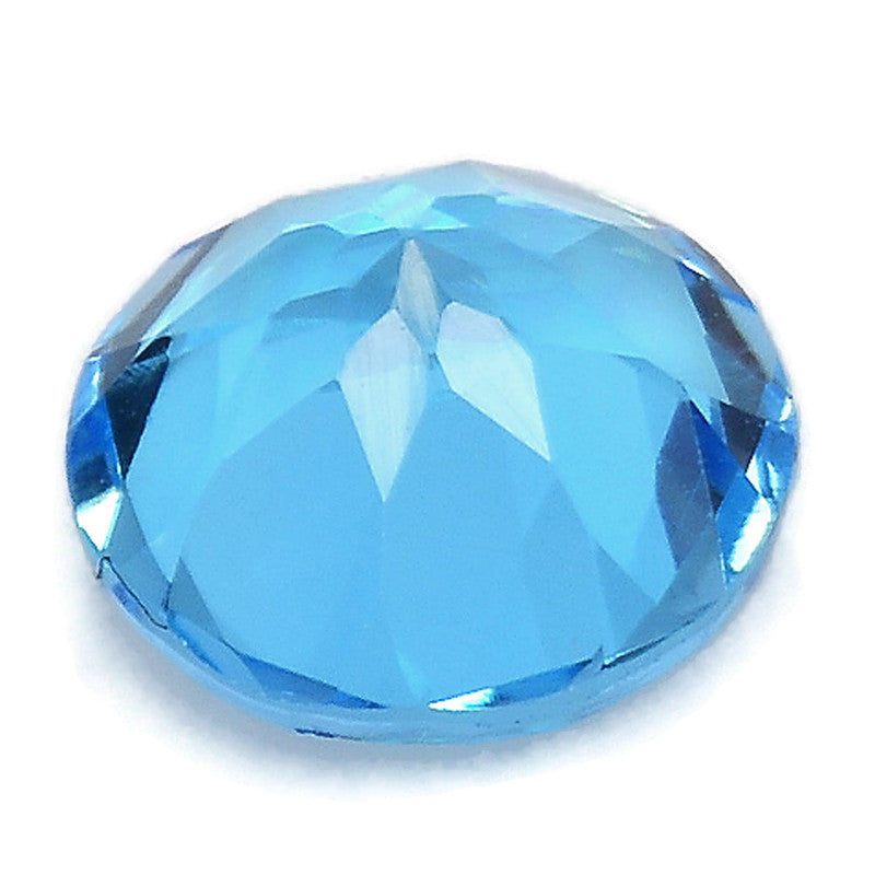 Topaz Round 7mm-Blue Topaz-Planet Gemstones