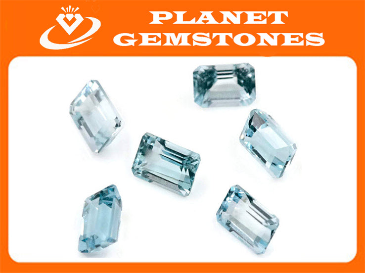 Natural Aquamarine 7x5mm 1.12 ct-Aquamarine-Planet Gemstones
