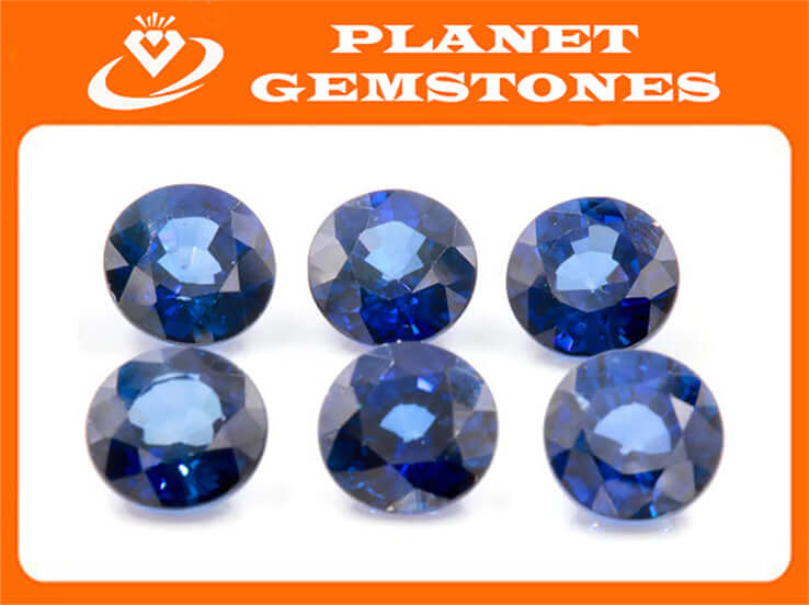 Blue Sapphire 9mm-Planet Gemstones