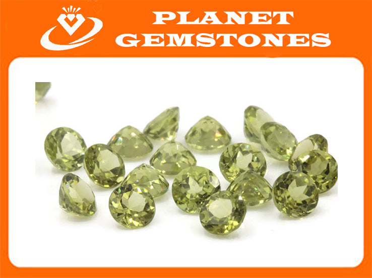 Peridot Natural Peridot Green Peridot Peridot Gemstone August Birthstone DIY Jewelry Supplies Peridot 1 Pc 0.57ct 5mm Gift for Her-Planet Gemstones
