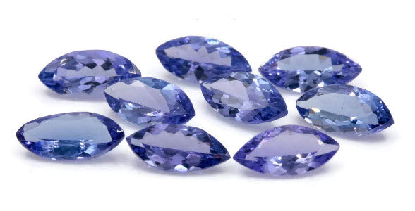 Natural tanzanite Tanzanite Gemstone December birthstone DIY Jewelry Tanzanite Green Tanzanite DIY Jewelry Supplies Marquise shape, 10x5mm-Tanzanite-Planet Gemstones