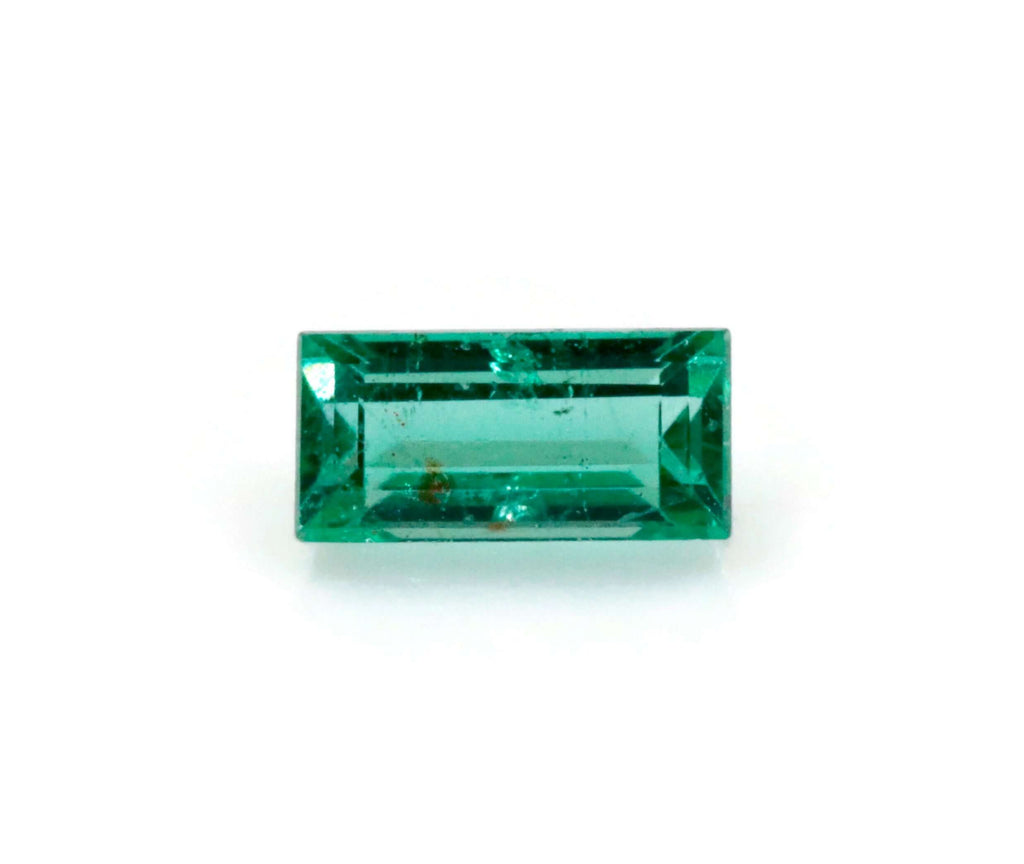 Emerald May Birthstone Zambian Emerald Baguette Emerald Gemstone 0.11cts 4x2mm Emerald Green Emerald Gemstone SKU:114599-Emerald-Planet Gemstones