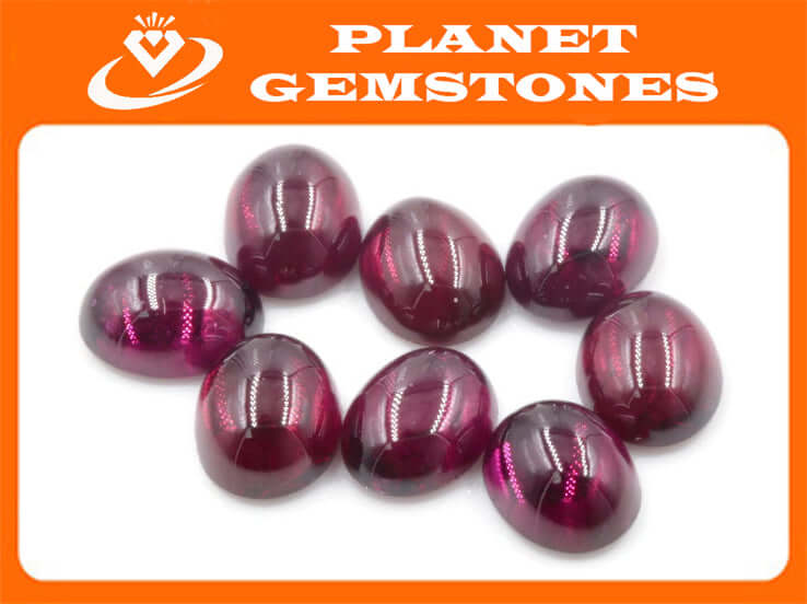 Rhodolite Garnet 9x7mm-Planet Gemstones