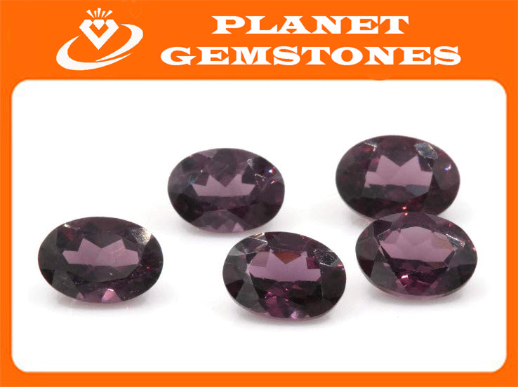 Violet Spinel Oval 7x5mm-Planet Gemstones