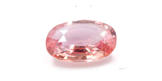 Natural Padparadscha sapphire 9.4x6.8mm 2.04ct Sapphire Gemstone Jewelry September Birthstone wedding gemstone SKU: 112915-Planet Gemstones