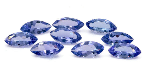 Natural tanzanite Tanzanite Gemstone December birthstone DIY Jewelry Tanzanite Green Tanzanite DIY Jewelry Supplies Marquise shape, 9x4.5mm-Tanzanite-Planet Gemstones