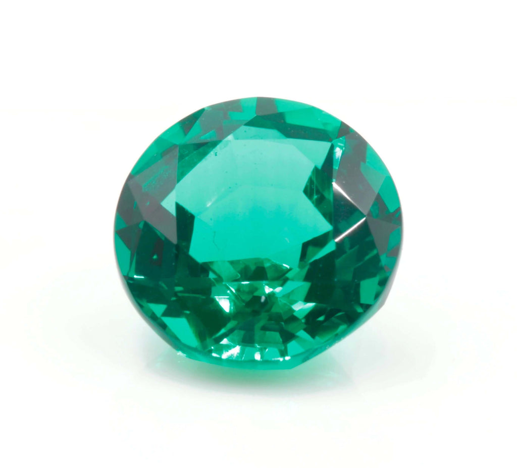 Created Emerald Colombian Emerald May Birthstone Genuine Emerald Emerald Gemstone Emerald Green Emerald Round 8mm SKU:114546-Emerald-Planet Gemstones