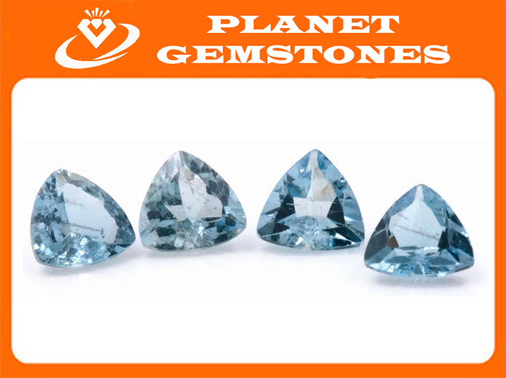 Natural Aquamarine 5mm-Aquamarine-Planet Gemstones