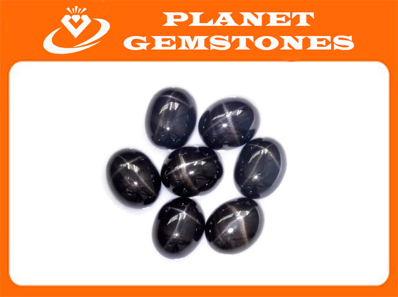 Natural Diopside Star Diopside Black Star Diopside DIY Jewelry Supplies Diopside September birthstone 10x8mm 3.6ct OV DIY Jewelry Supply-Planet Gemstones