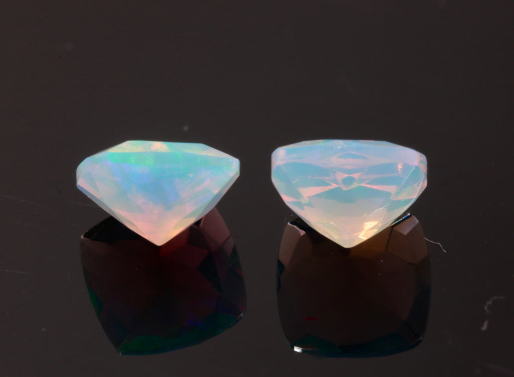 Ethiopian Opal pair 6mm-opal-Planet Gemstones