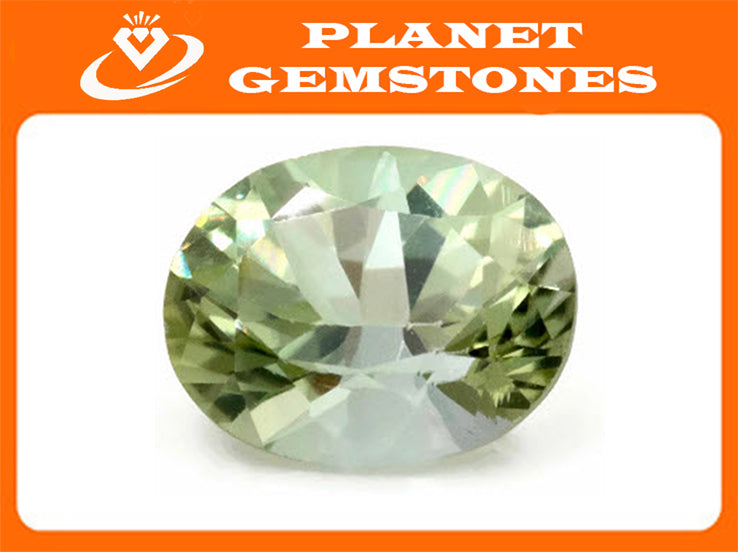 Green Tourmaline 8x6mm-Tourmaline-Planet Gemstones