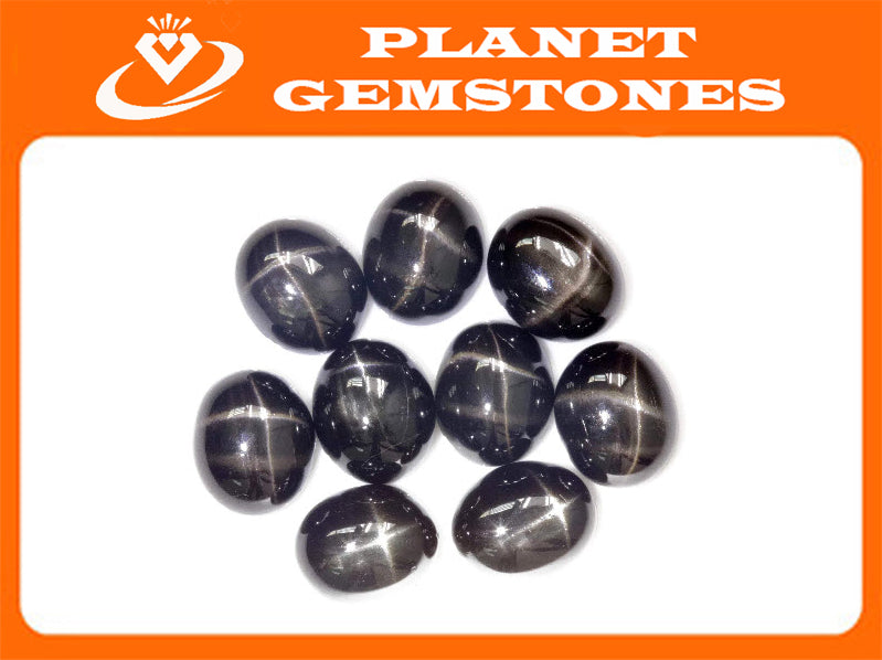 Natural Diopside Star Diopside Black Star Diopside DIY Jewelry Supplies Diopside September birthstone 10x12mm 6.2ct OV DIY Jewelry Supply-Planet Gemstones