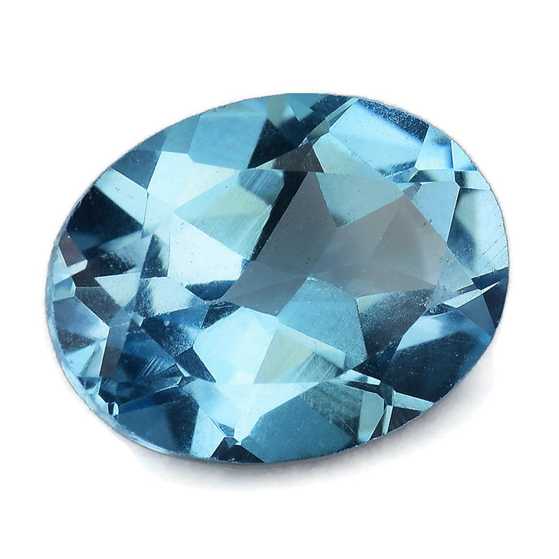 Natural Blue Topaz Gemstone Genuine Blue Topaz Faceted November Birthstone Blue Topaz Loose Blue Topaz Oval 9x7mm 2.18cts SKU:114442-Blue Topaz-Planet Gemstones