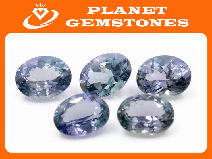 Natural tanzanite Tanzanite Gemstone December birthstone DIY Jewelry Tanzanite tanzanite DIY Jewelry Supplies OV 9x7mm-Tanzanite-Planet Gemstones