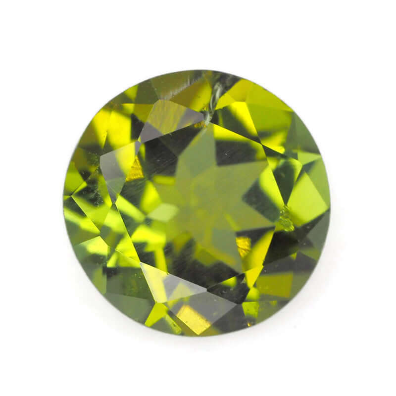 Green Tourmaline 7.5mm-Tourmaline-Planet Gemstones