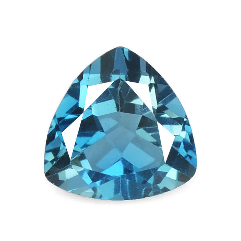 Natural Blue Topaz Gemstone Genuine Blue Topaz Faceted November Birthstone Blue Topaz London Blue Topaz 6mm 0.97cts SKU:114460-Blue Topaz-Planet Gemstones
