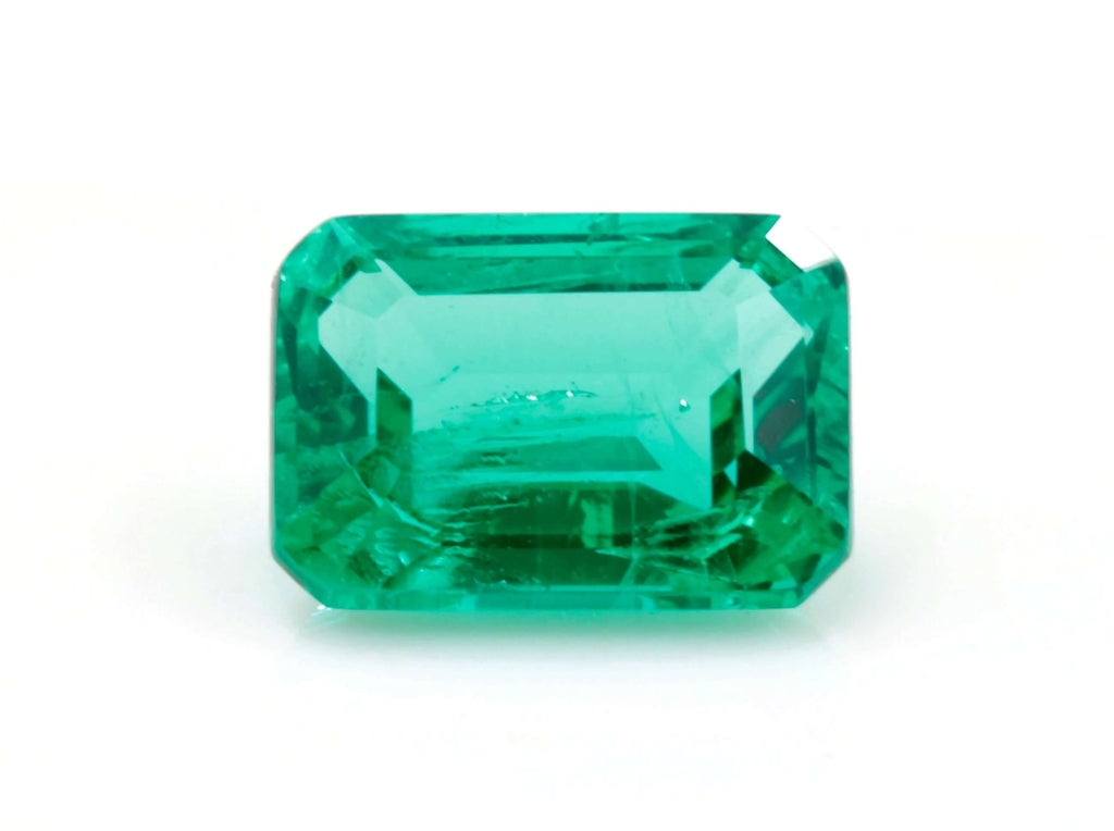 Emerald Colombian Emerald May Birthstone Genuine Emerald Emerald Gemstone Emerald Green Emerald Ocatagon 7x5mm SKU:114537-Emerald-Planet Gemstones