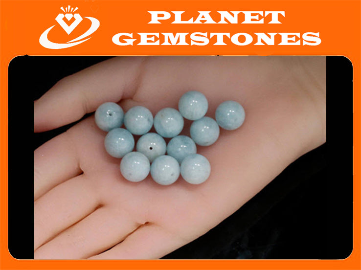 Natural Aquamarine loose beads-Aquamarine-Planet Gemstones