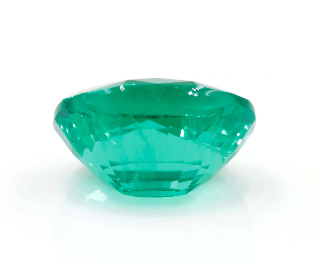 Created Emerald Colombian Emerald May Birthstone Created Emerald Emerald Gemstone Emerald Green Emerald Oval10x8 mm SKU:114539-Emerald-Planet Gemstones