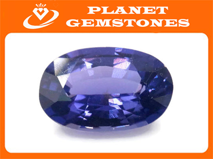 Purple Sapphire Oval 8x5mm-Planet Gemstones
