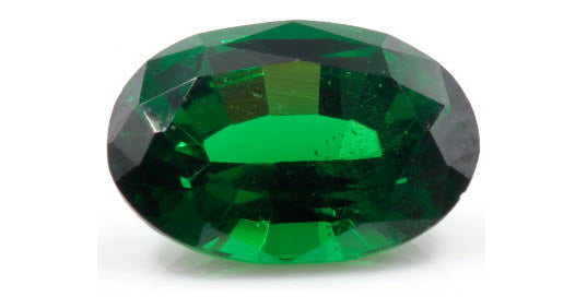 Tsavorite Natural Tsavorite Garnet January Gemstone Green Garnet Tsavorite 10X7mm OV Tsavorite Garnet Loose Stone 2.60ct SKU:113136-Planet Gemstones