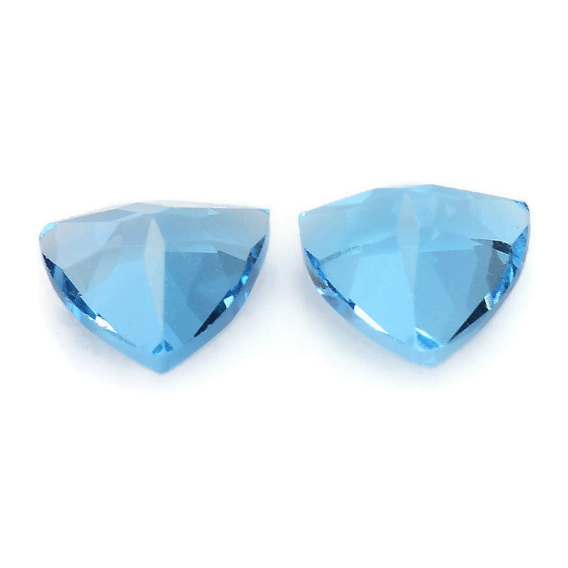Natural Blue Topaz Gemstone Genuine Blue Topaz Faceted November Birthstone Blue Topaz Swiss Blue Topaz Trillion 5mm 1.04cts SKU:114511-Blue Topaz-Planet Gemstones