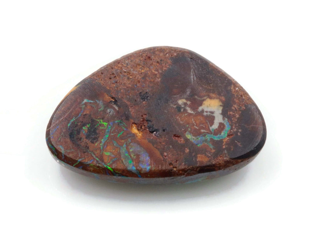 Natural Australian Boulder Opal Genuine Opal Stone Australian Boulder Opal Stone 5.22cts, 16.5x11mm Jewelry Supplies SKU:104620-opal-Planet Gemstones