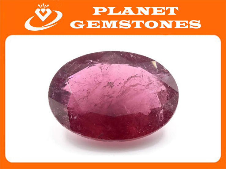 Natural Tourmaline Pink Tourmaline October Birthstone DIY Jewelry Supply Black Tourmaline Tourmaline Tourmaline Pink 20x15mm 13.80ct-Tourmaline-Planet Gemstones