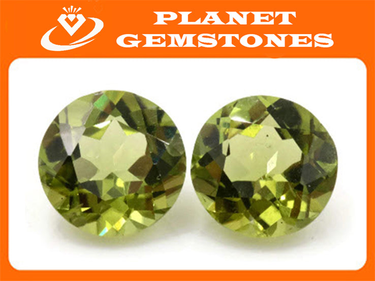 Peridot Round 9mm-Planet Gemstones