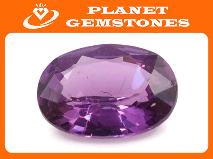 Natural Pink Sapphire 7x5mm 0.91ct loose sapphire Birthstone Sapphire Gemstone DIY Jewelry Supply Sapphire loose sapphire Pink sapphire SKU 104272-Planet Gemstones