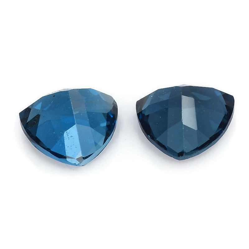 Natural Blue Topaz Gemstone Genuine Blue Topaz Faceted November Birthstone Blue Topaz London Blue Topaz Trillion 5mm 1.10cts SKU:114514-Blue Topaz-Planet Gemstones