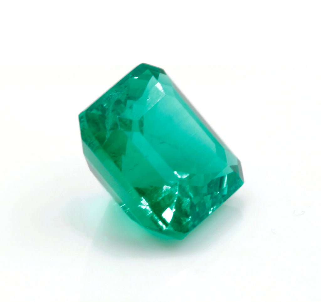 Natural Emerald Colombian Emerald May Birthstone Genuine Emerald Emerald Gemstone Emerald Green Emerald Asscher cut 7mm SKU:114541-Emerald-Planet Gemstones