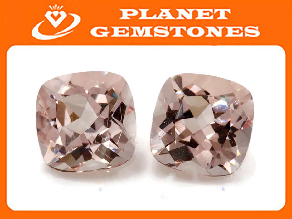 Morganite Cushion 7mm-Morganite-Planet Gemstones