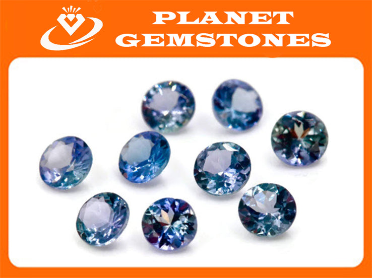 Tanzanite Round 5mm-Tanzanite-Planet Gemstones