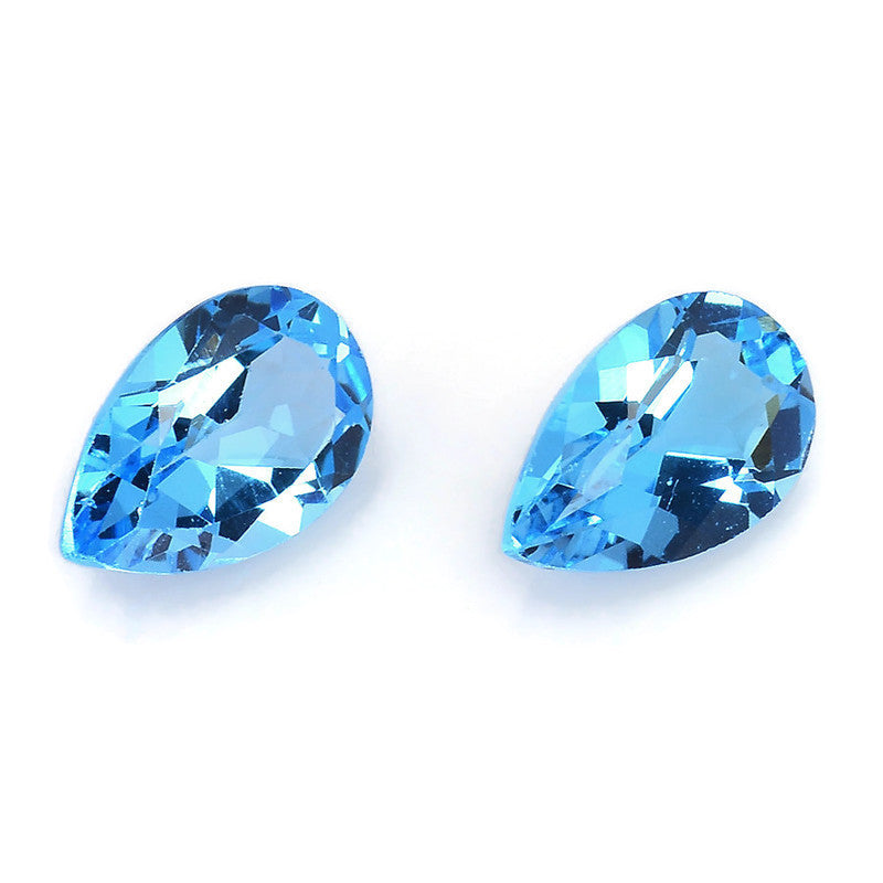 Topaz Pear 8x5mm-Blue Topaz-Planet Gemstones