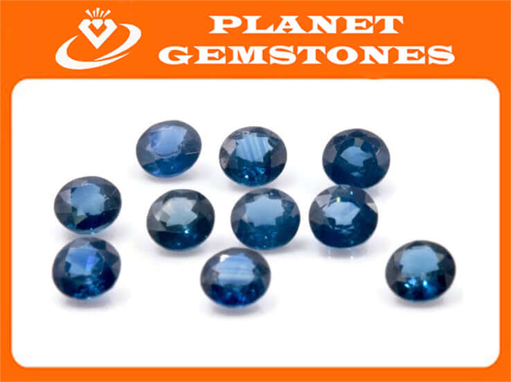 Blue Sapphire 4.5mm 0.45ct Sapphire Gemstone Genuine Sapphire for Sapphire Jewelry loose sapphire Birthstone wedding gemstone-Planet Gemstones